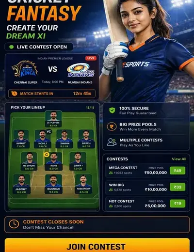59hbet (59 hbet) fantasy cricket & matchday visual 3